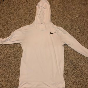 Dri-Fit White Nike Pullover Hoodie